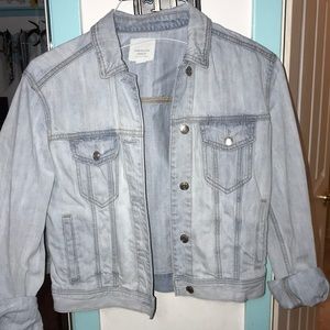 light wash denim jacket